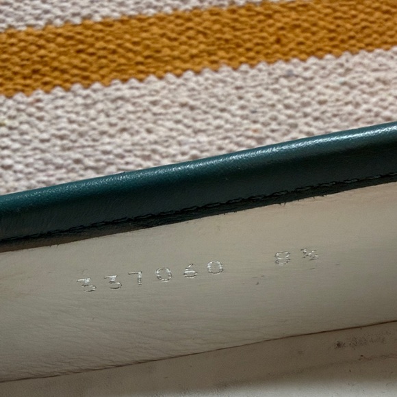 EUC Gucci Horsebit Leather Loafers Nero/Bianco/Verdant, 8.5 - Picture 8 of 9